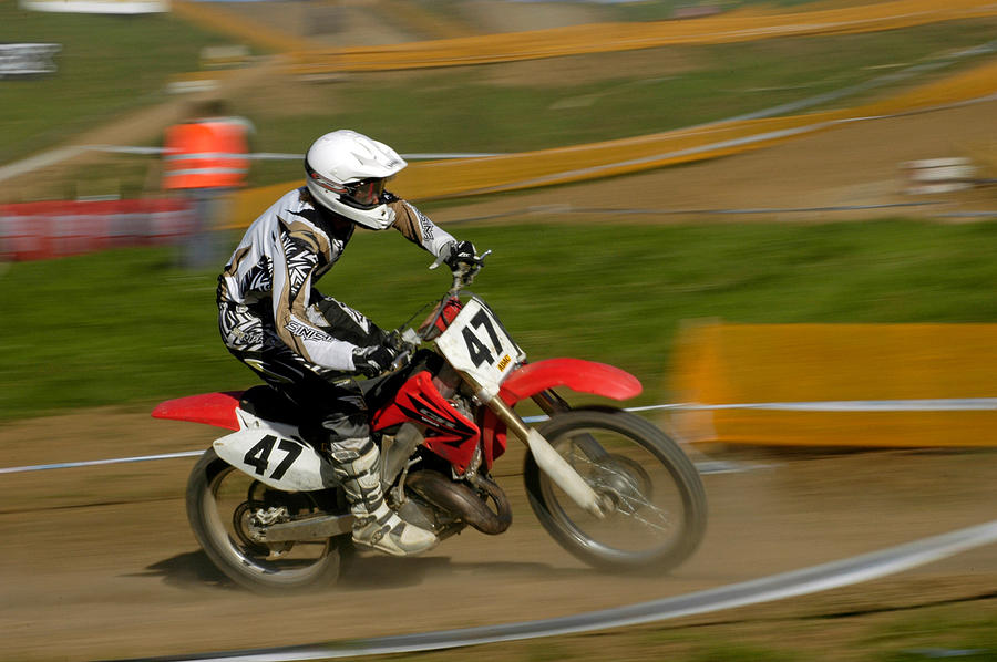 Speed - Motocross Rider Photograph by Matthias Hauser
