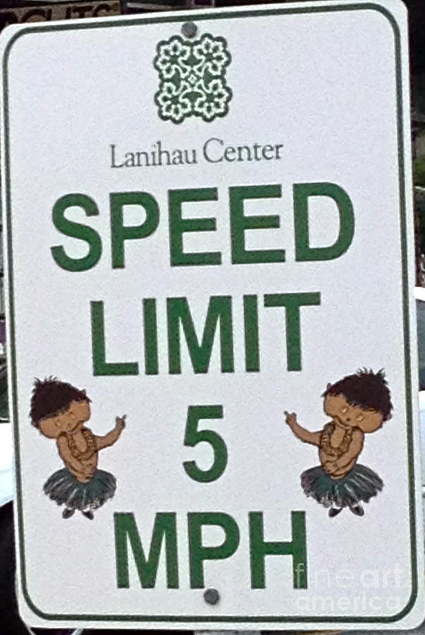 Speed Limit Photograph by Beth Saffer