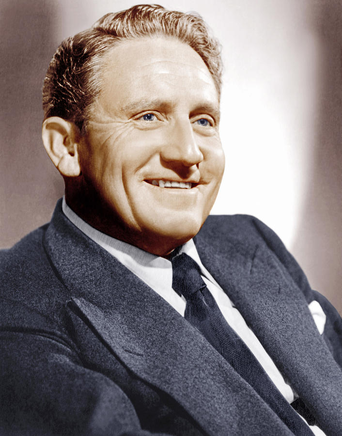 Portrait Photograph - Spencer Tracy, Ca. 1940s by Everett