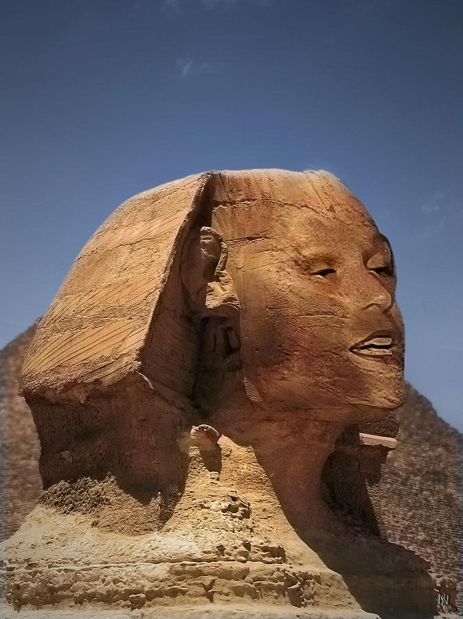 Portrait Photograph - Sphinx Petra by Nafets Nuarb