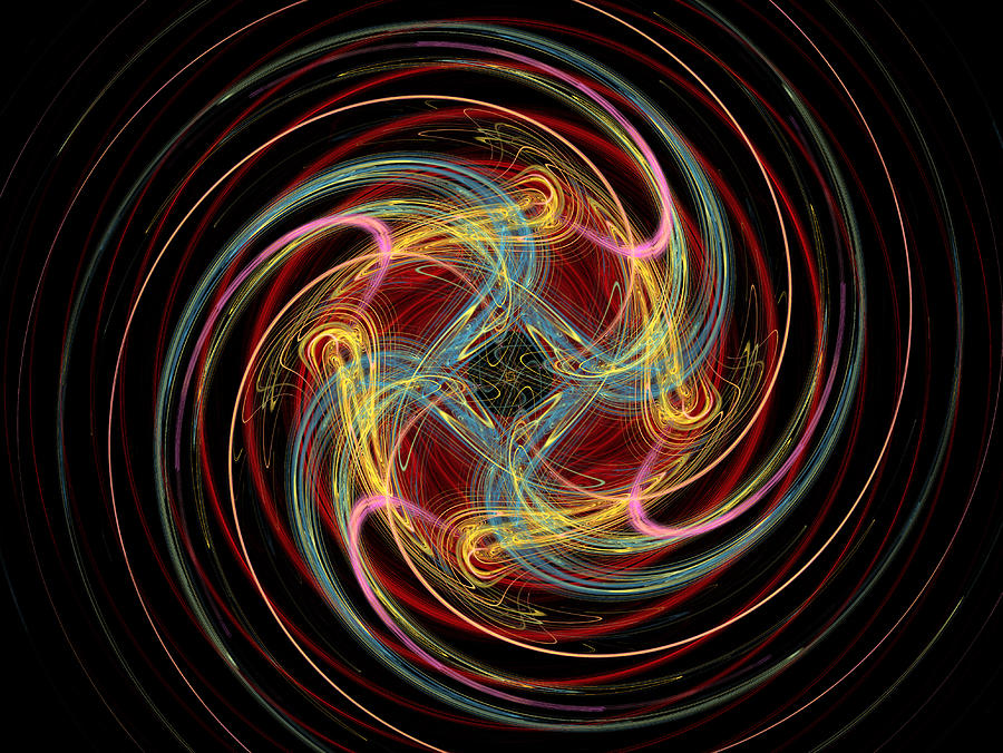 Spin Fractal Digital Art