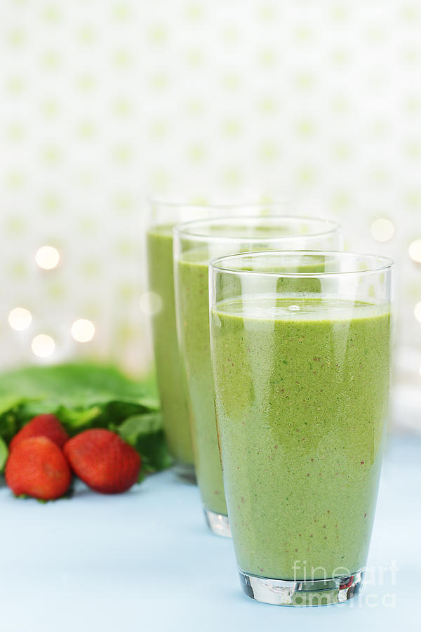 Spinach Smoothie Photograph by Stephanie Frey