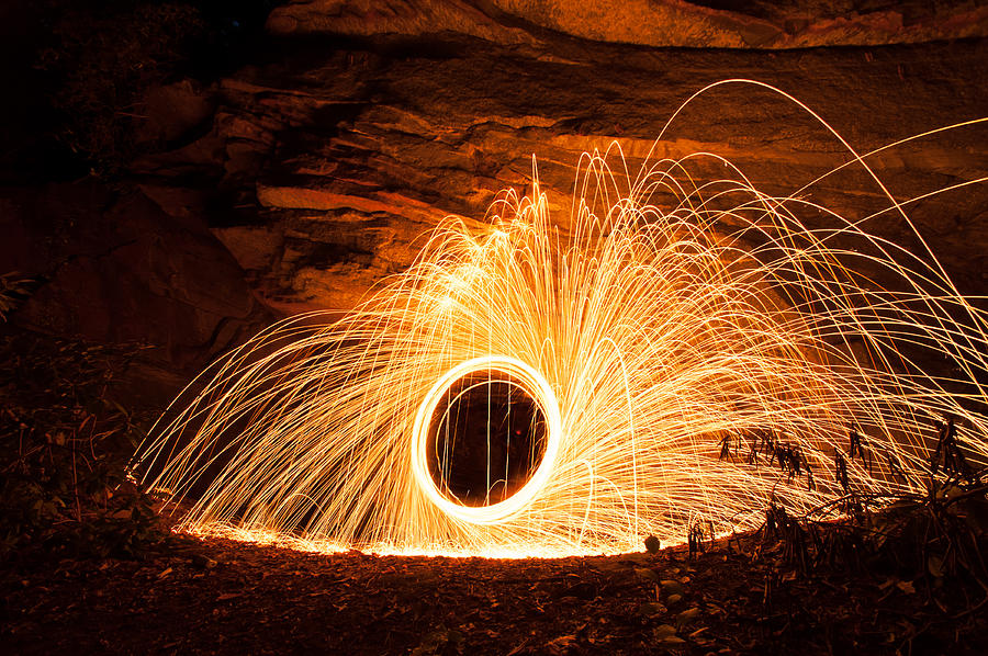  Spinning  Fire  2 Photograph by Joye Ardyn Durham