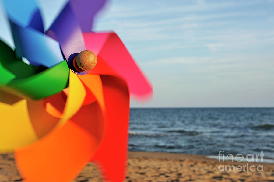 Spinning Pinwheel Photograph by Sami Sarkis