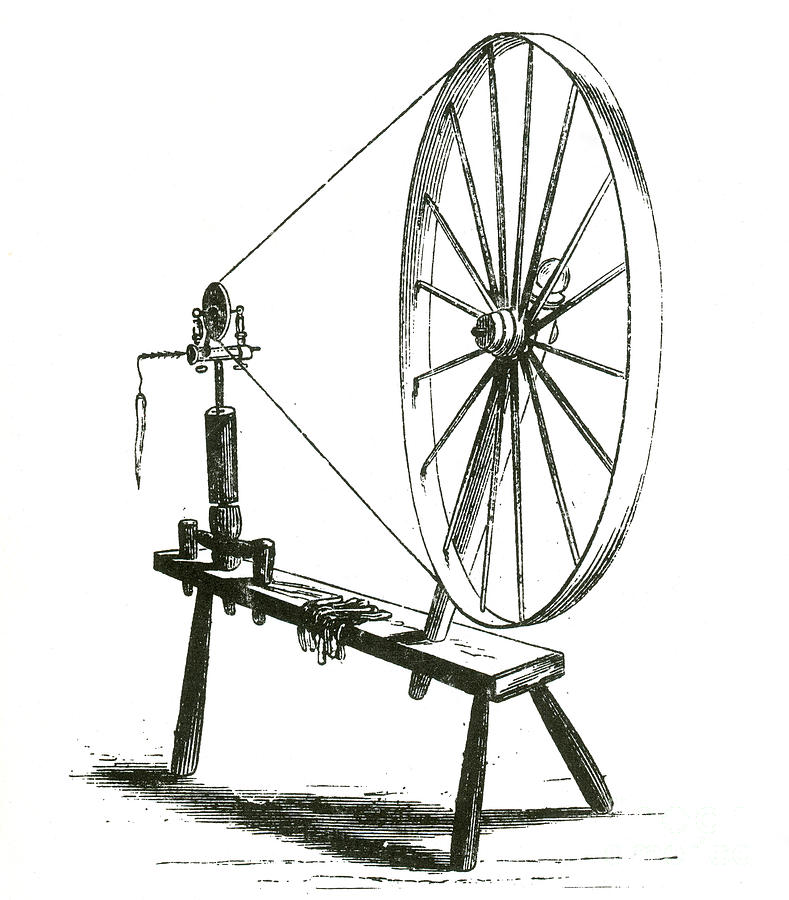 Spinning Wheel Photograph by Science Source Fine Art America