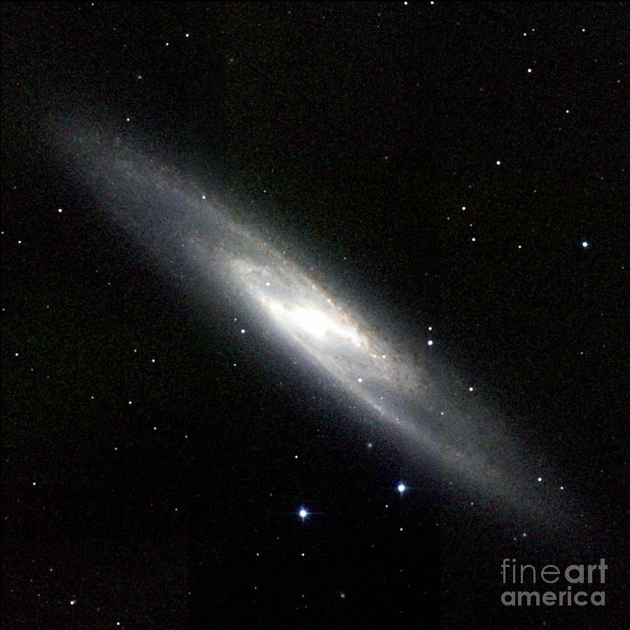 Spiral Galaxy Ngc 253, Infrared Image Photograph by 2MASS project NASA
