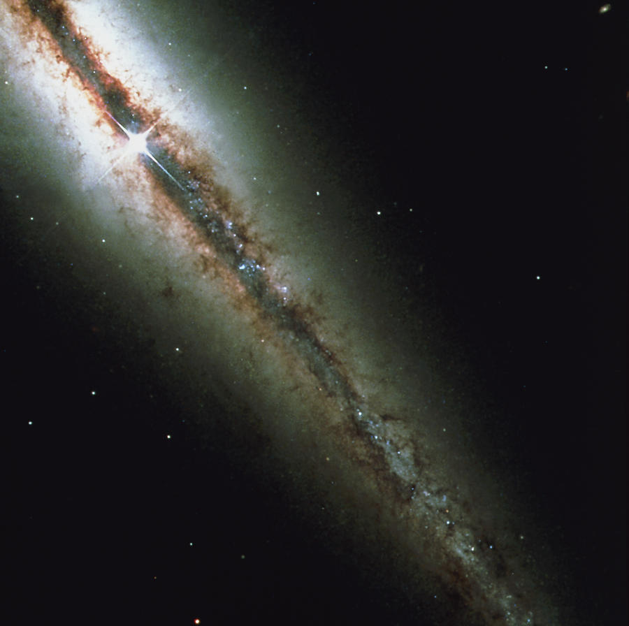 Spiral Galaxy Ngc 4013 Photograph by Nasaesastscihubble Heritage Team