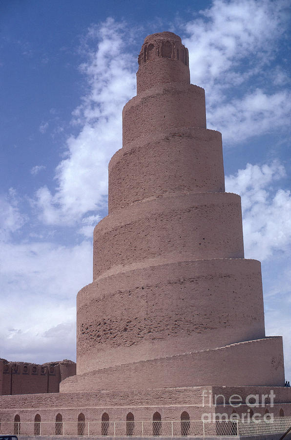 Spiral Minaret Photograph by Photo Researchers