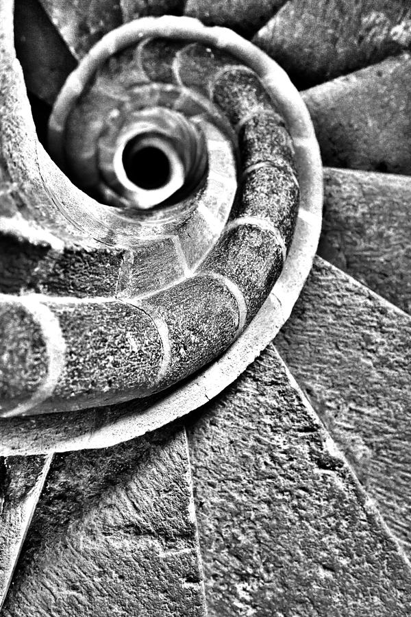 Spiral staircase II Photograph by John Bartosik