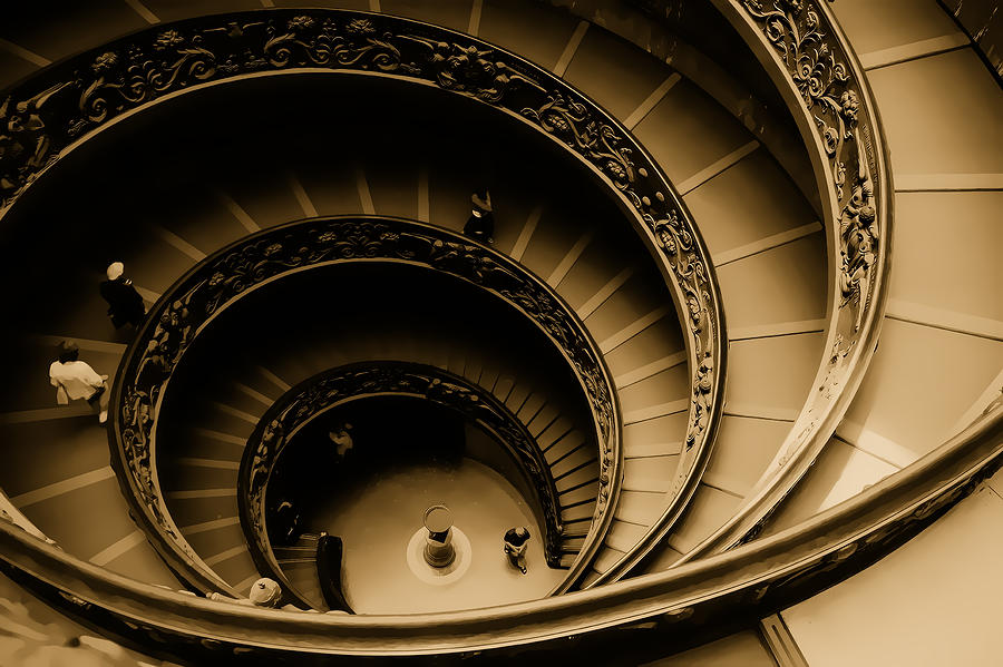 Spiral Photograph - Spiral Stairs by Dima Kirlov