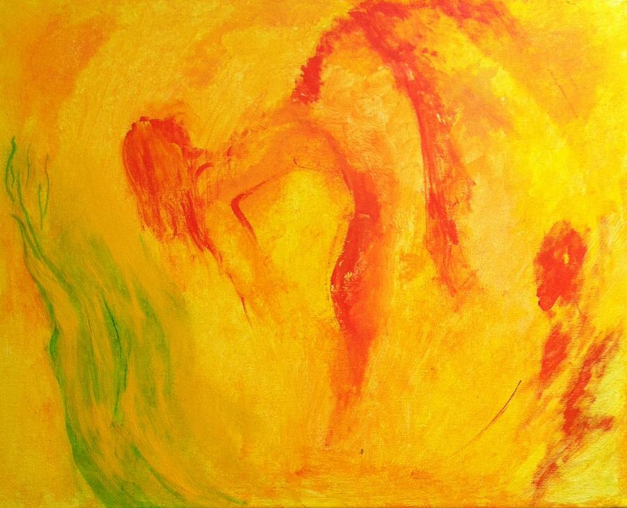 Spirit Dancing Painting by Bebe Brookman