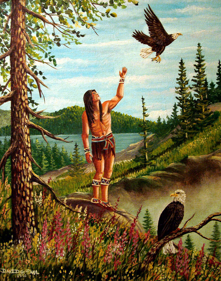 Spirit of the Eagle Painting by David G Paul