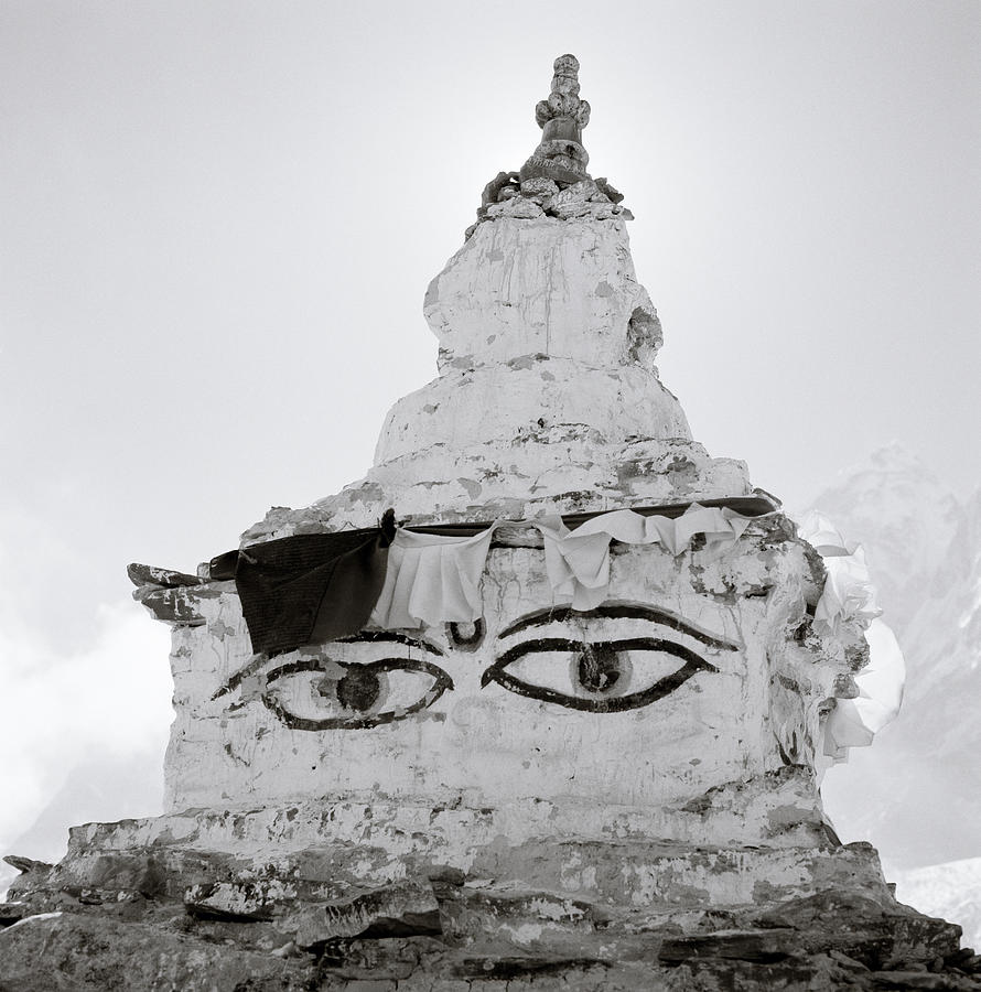 Spirituality In The Himalayas Of Nepal Photograph by Shaun Higson