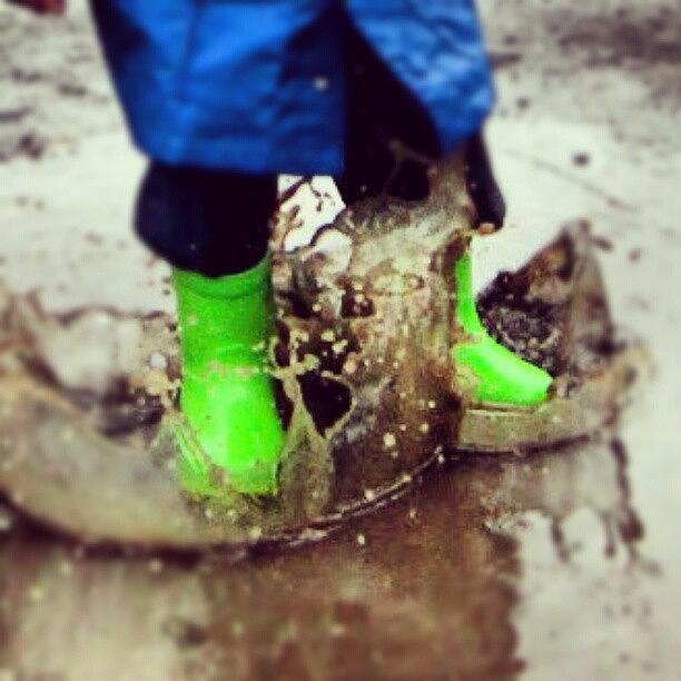 Boot Photograph - #splashingaround #weekendhashtag #water by Keikei Kelly