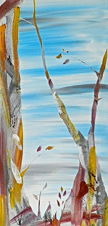 Fall Painting - Splattered Fall by Heather  Hubb