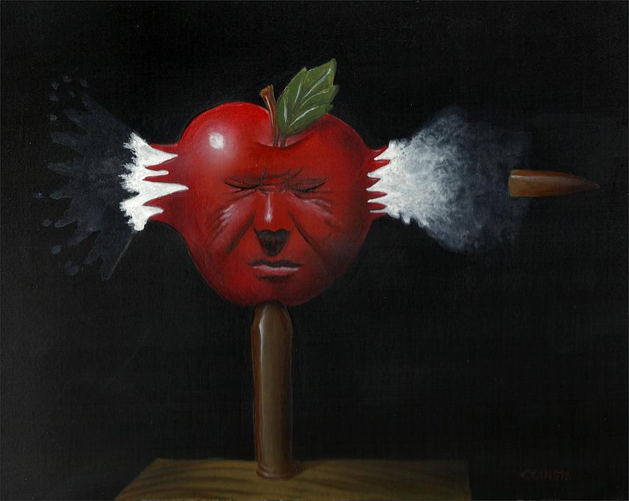 Surreal Painting - Splitting Migraine by Will Crane