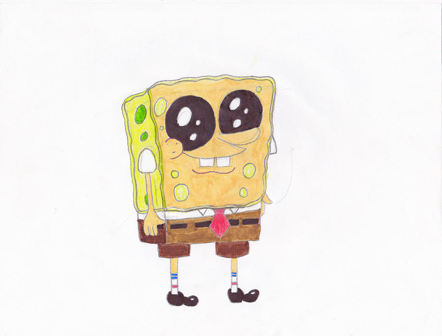 Spongebob Jelly Clone Drawing By Brandon Boudrot - Fine Art America