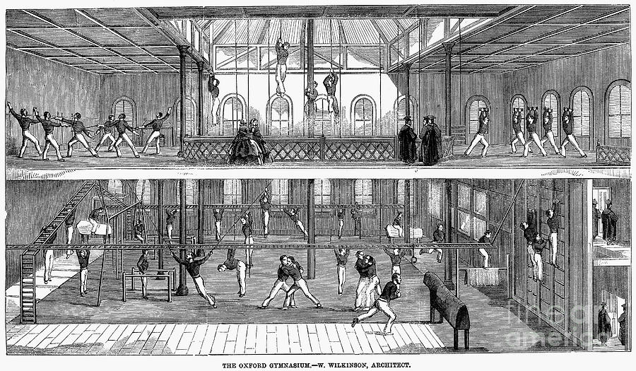 Athlete Photograph - Sports: Gymnastics, 1859 by Granger