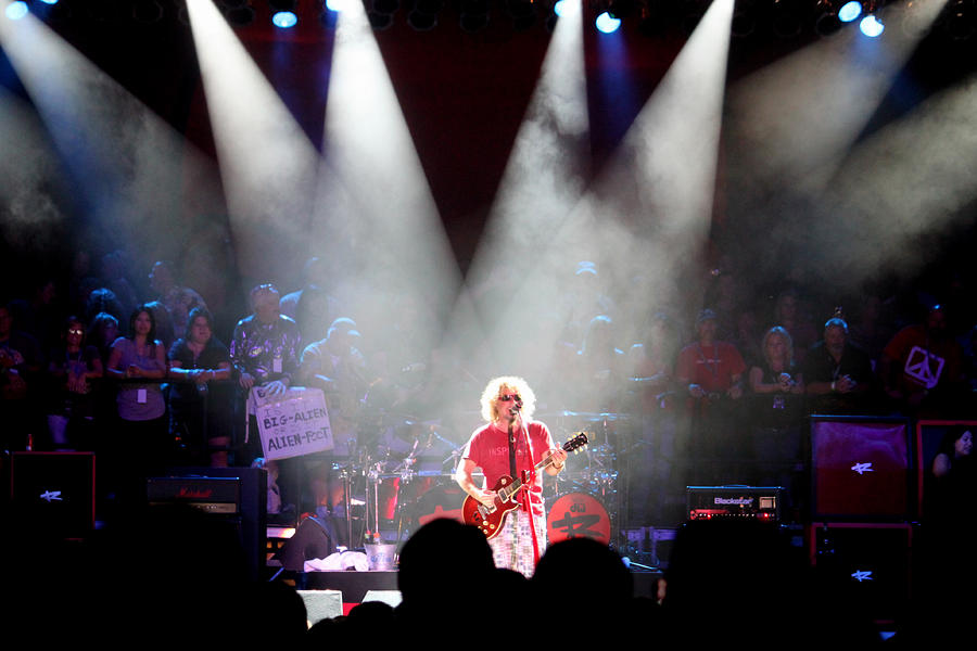 Van Halen Photograph - Spotlight Rock by Dennis Jones