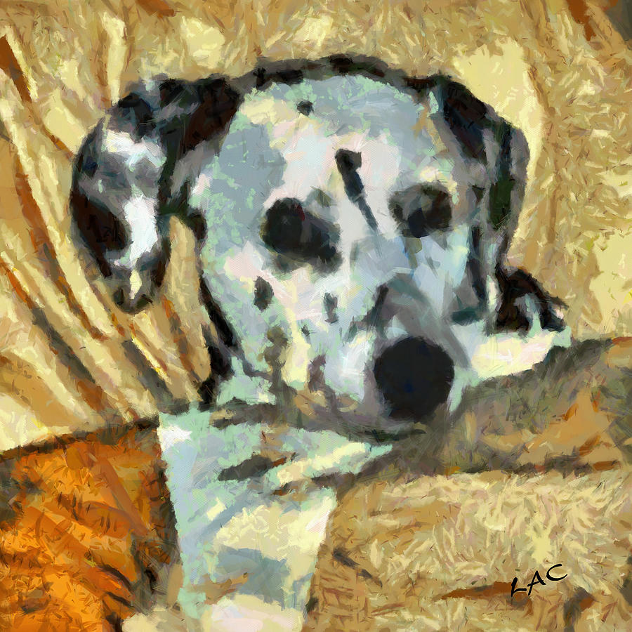 Spots of Picasso Painting by Doggy Lips