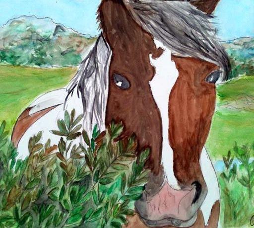 Spotted Horse Painting by Ashley Anthony - Fine Art America