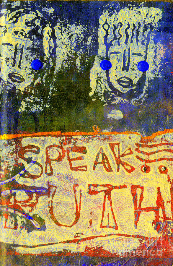 Spread TRUTH Angels Mixed Media by Angela L Walker