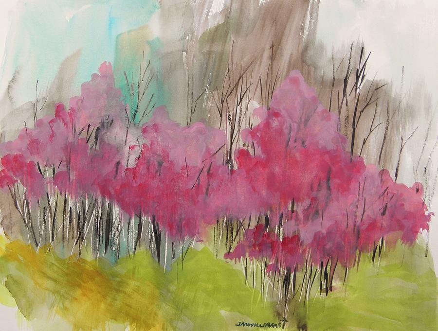 Spring Blush Hill Painting by John Williams