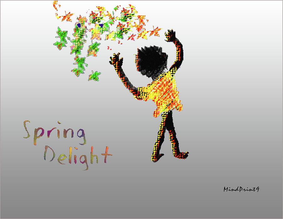 Spring Delight Digital Art by Asok Mukhopadhyay