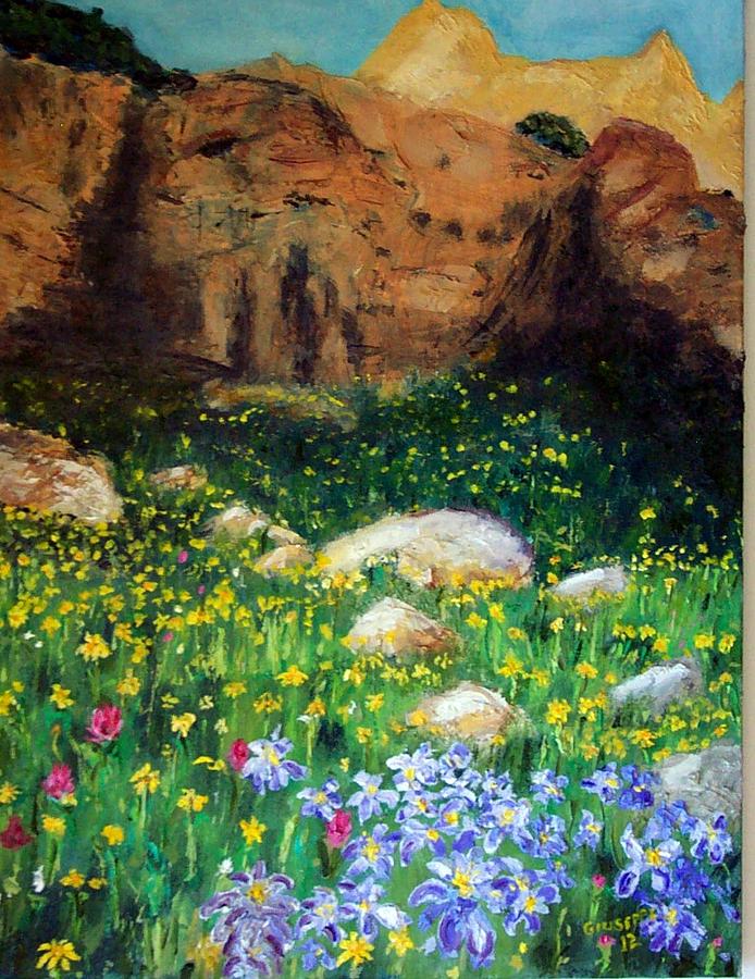 Landscape Painting - Spring Has Sprung by Joseph Santa Maria