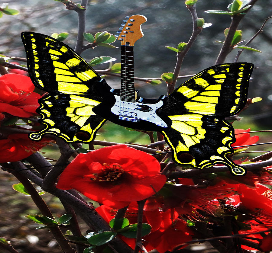 Music Digital Art - Spring Is Electric by Eric Kempson