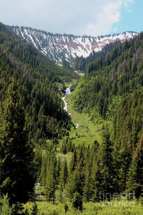 Spring Run Off in the Wyoming Range Photograph by Edward R Wisell