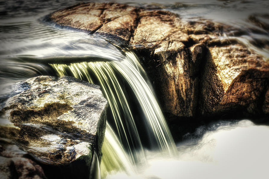 Spring Waterfall Photograph by Stuart Deacon