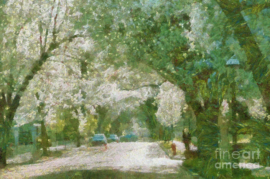 Springtime In Covington Painting