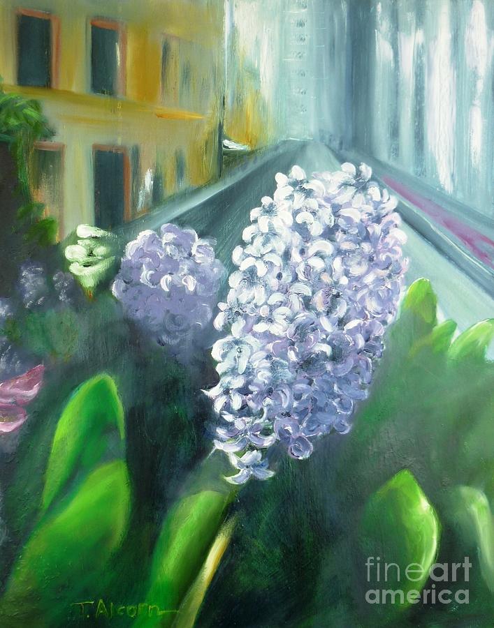 Springtime in New York Painting by Therese Alcorn