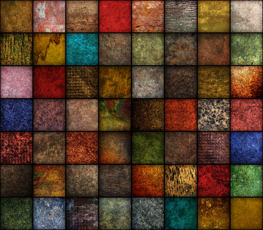 Square Earth Tone Texture Background Tapestry - Textile by Angela Waye