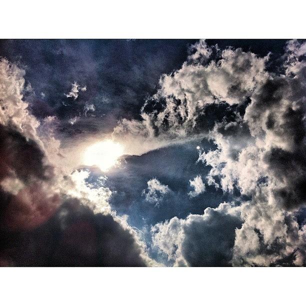 Up Movie Photograph - #squaready #snapseed #sky #up #clouds by Brian Adams