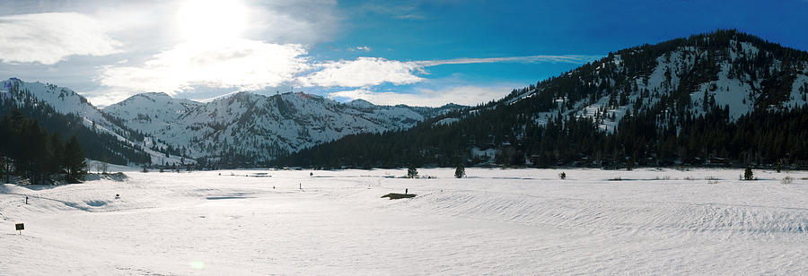 Squaw Valley Panoramic Photograph by Adam Blankenship Squaw Valley Panoramic Photograph by Adam Blankenship