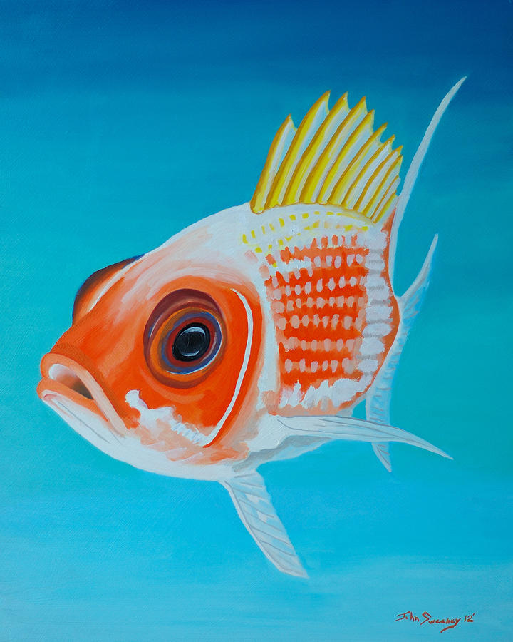 Squirrelfish Painting by John Sweeney - Fine Art America