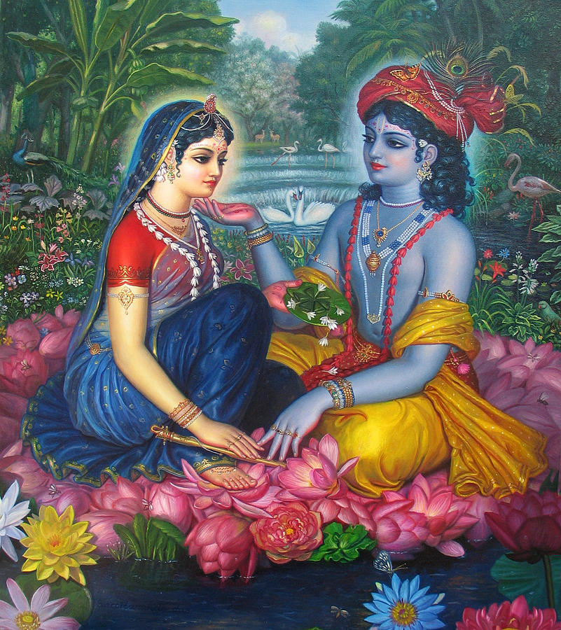 Sri Radha Krishna by Satchitananda das Saccidananda das