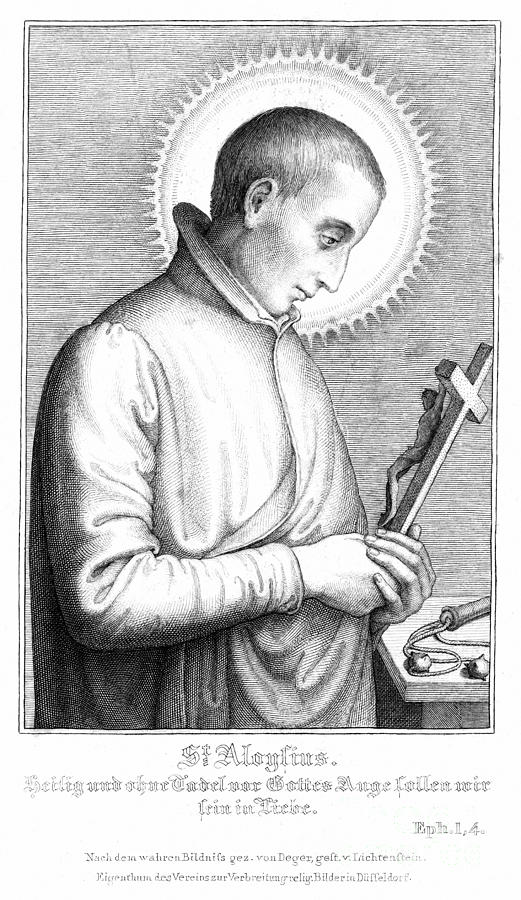 St. Aloysius Gonzaga Photograph by Granger