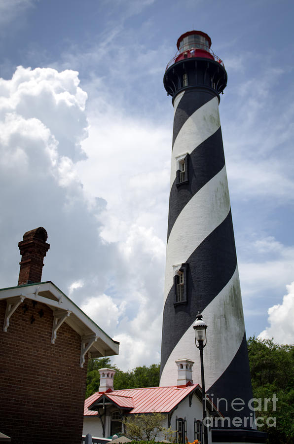 St. Augustine Lighthouse Photograph by Jeanne  Woods