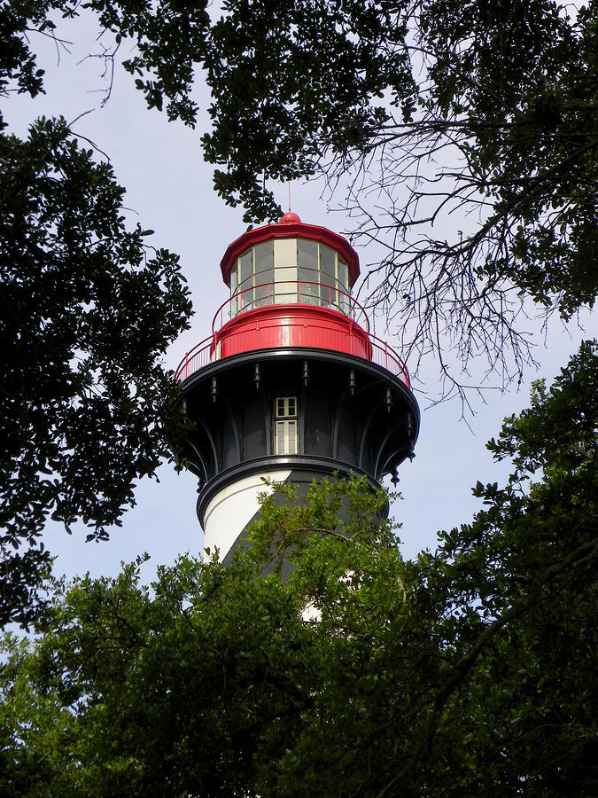 St. Augustine Lighthouse Photograph by Judy Wanamaker