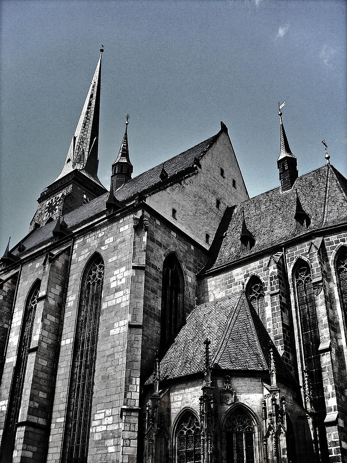 St. Bartholomew Cathedral - Pilsen Photograph by Juergen Weiss