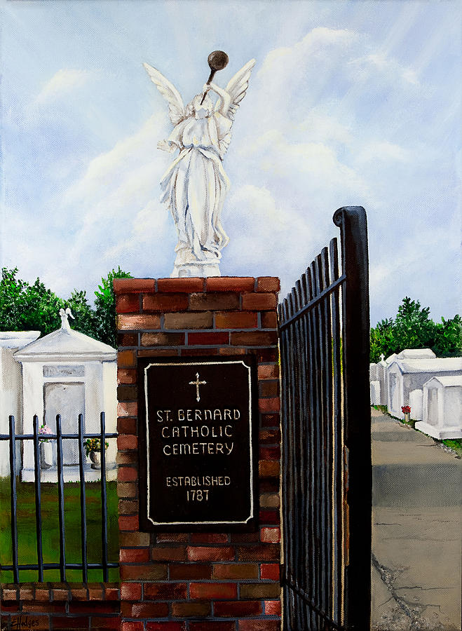 St. Bernard Historic Cemetery Painting