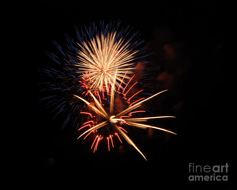 St Clair Fireworks 2 Photograph by Grace Grogan Fine Art America