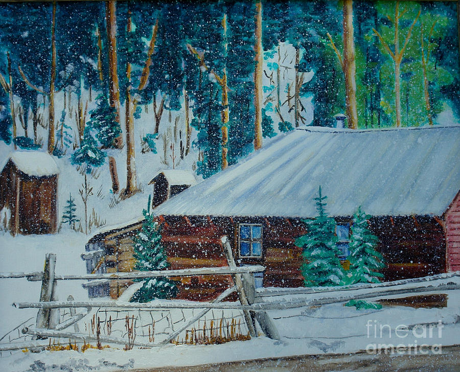 St Elmo Farm House Painting by Linda Gustafson-Newlin