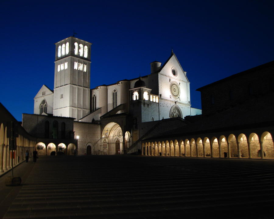 St. Francis Basilica Photograph by T Guy Spencer