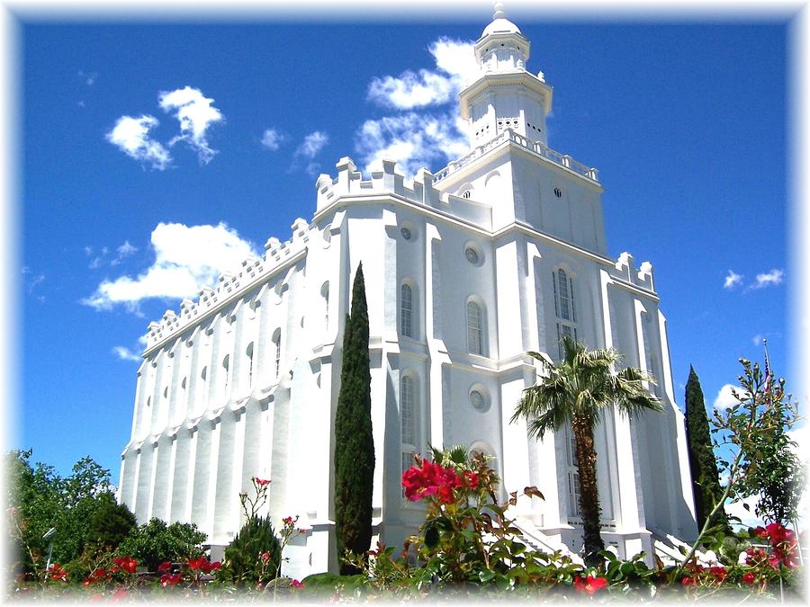 St. George Temple Photograph by Patricia Haynes