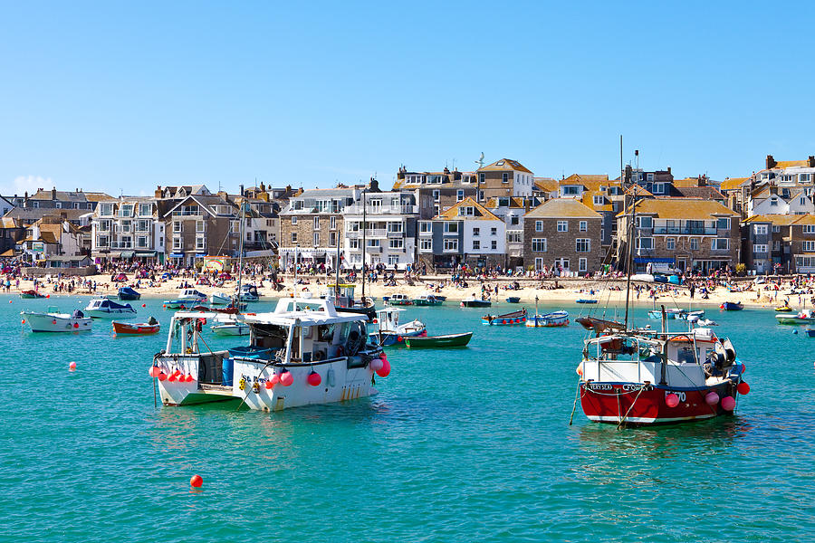 St Ives Harbour Photograph by Tom Gowanlock