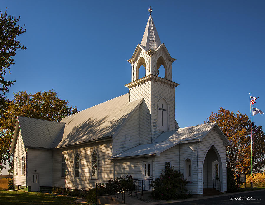 St. Johns Lutheran Church Photograph by Ed Peterson